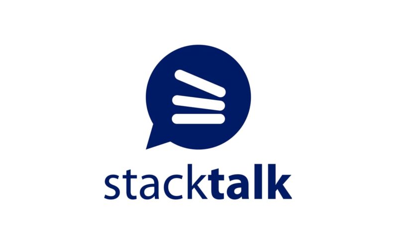 Animación de logotipo Stacktalks para Whitestack