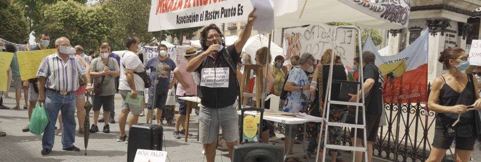 El Rastro Es Asi - Manifestacion en Cascorro por la reapertura de El Rastro de Madrid