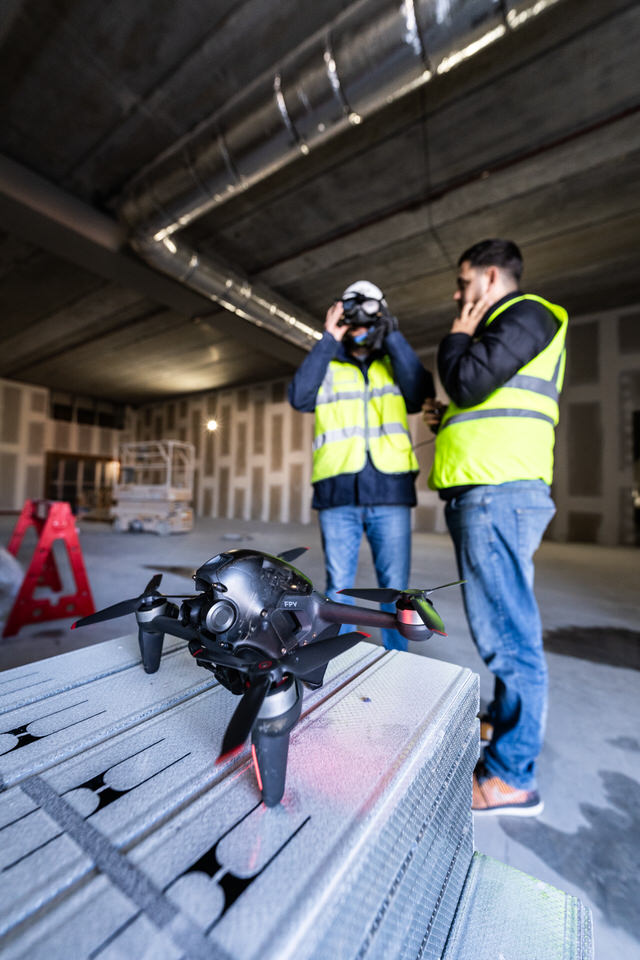 vuelo drone fpv construcción madrid