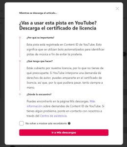 envato elements certificado youtube copyright musica