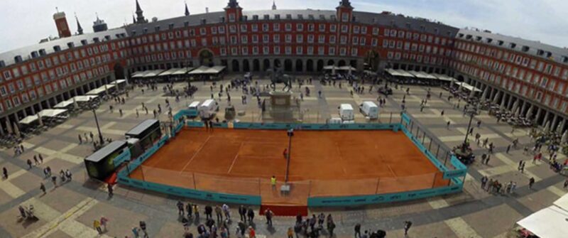plaza mayor timelapse mutua madrid tenis 2024